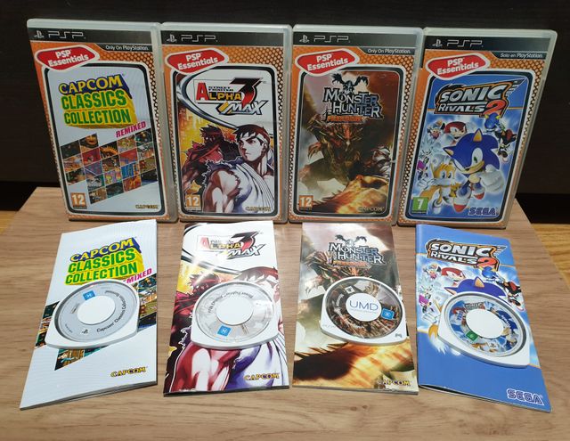 Lote 4 Juegos PSP Capcom y SEGA