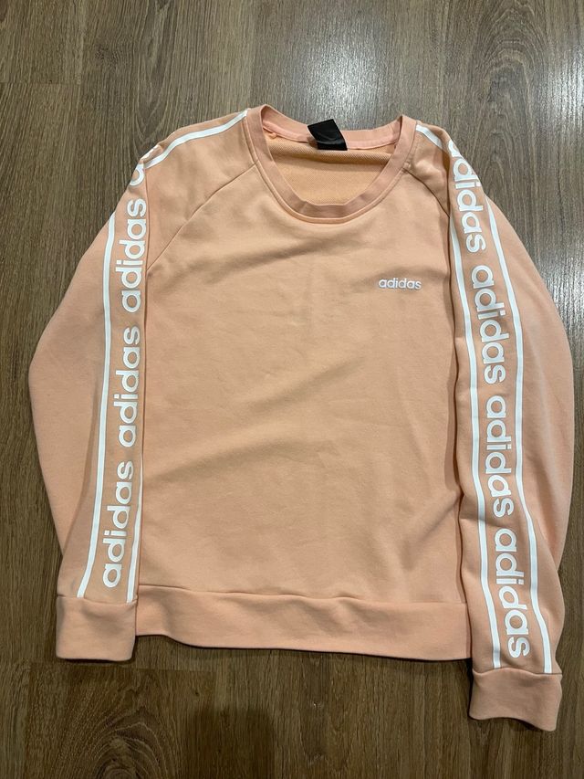 Sudadera Adidas Rosa palo | Vintage | Talla L