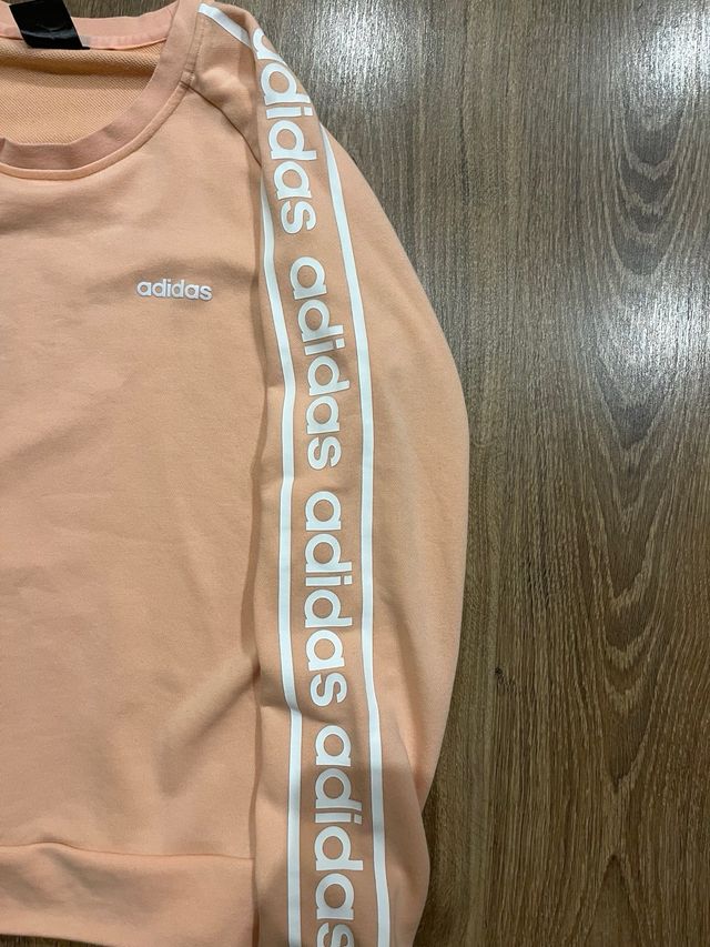 Sudadera Adidas Rosa palo | Vintage | Talla L