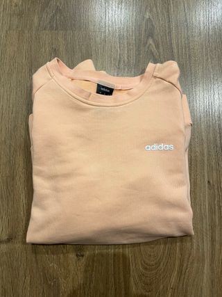 Sudadera Adidas Rosa palo | Vintage | Talla L