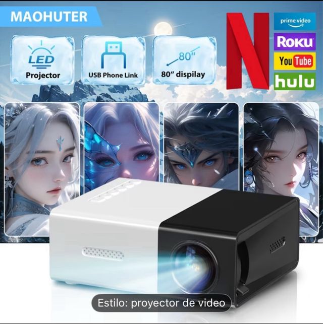 Mini Proiettore LED MAOHUTER