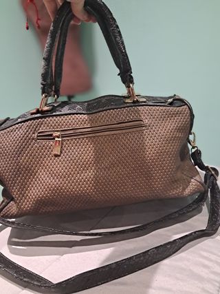 Bolso Emilio Faraoni Negro y Marrón