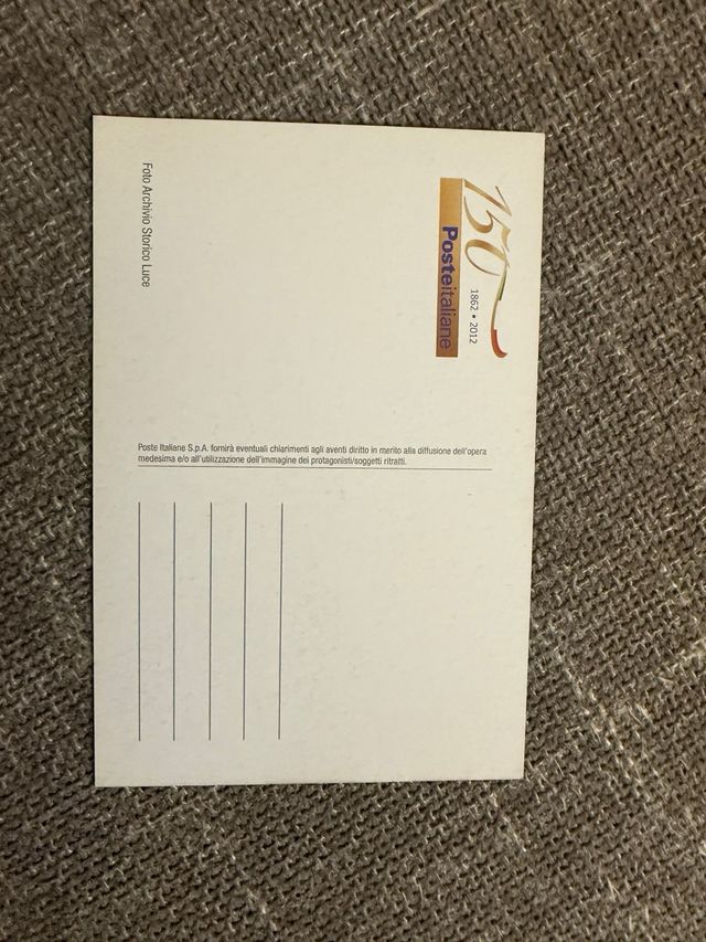 Set cartoline 150 anni Poste Italiane