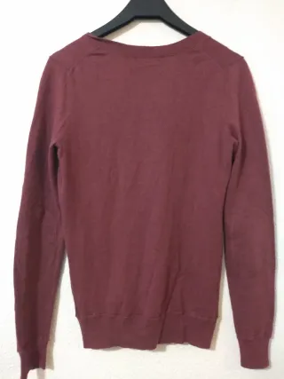 Cárdigan Massimo Dutti Rojo Talla S