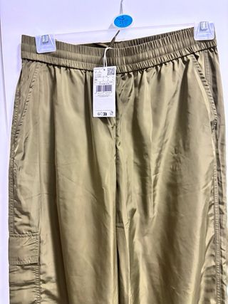Pantalón Cargo Mango Talla M Sin Estrenar