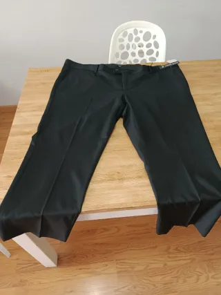 Pantalón de traje negro talla 60 nuevo
