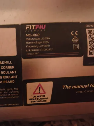 Cinta de correr plegable, Precio Negociable