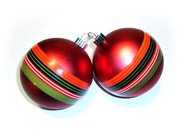 Set di 5 grandi palline natalizie IKEA (NUOVO)