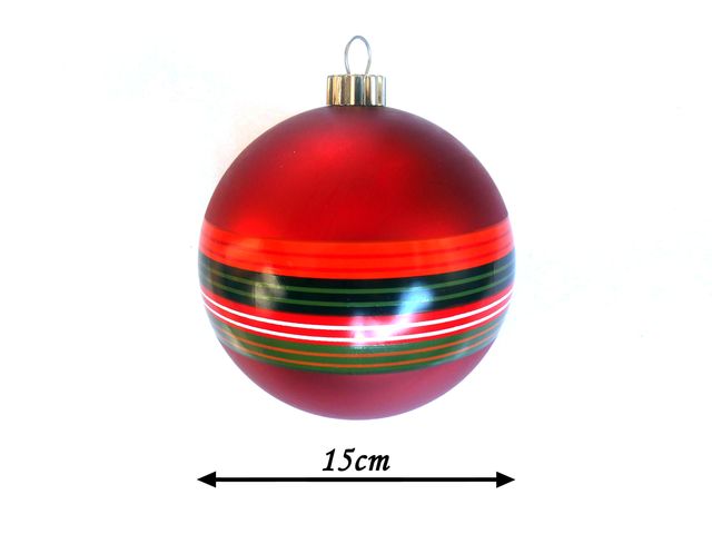 Set di 5 grandi palline natalizie IKEA (NUOVO)