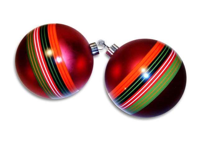 Set di 5 grandi palline natalizie IKEA (NUOVO)