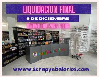 Lotes de abalorios cierre negocio