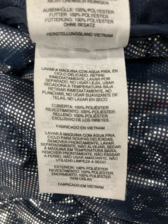 Columbia Abrigo Plumas Azul/Gris