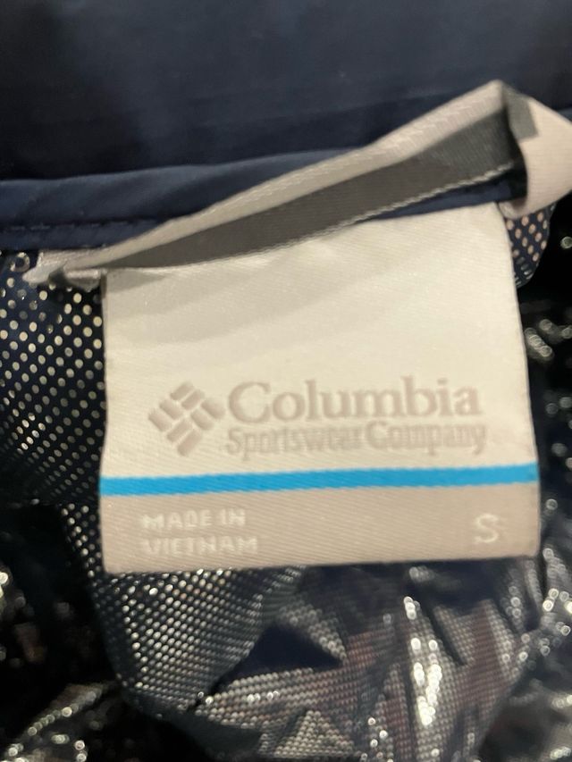 Columbia Abrigo Plumas Azul/Gris