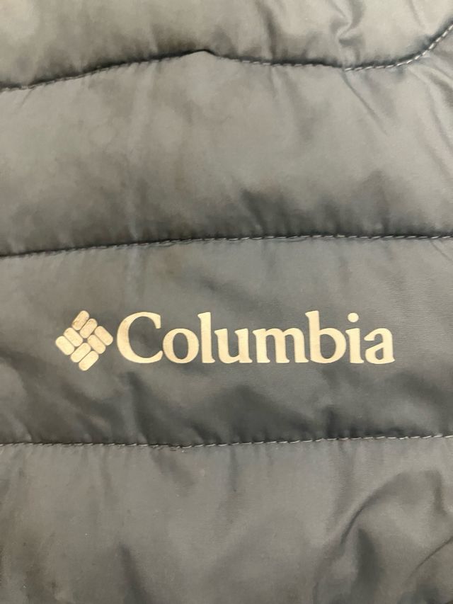 Columbia Abrigo Plumas Azul/Gris