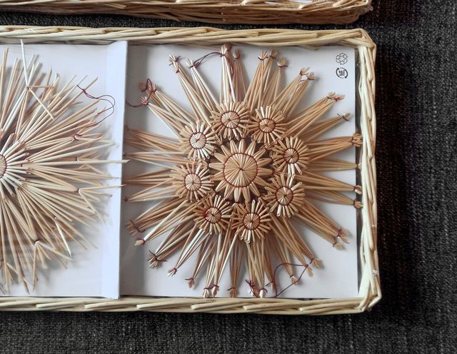 12 Stelle di paglia per albero di Natale IKEA (NUOVO)