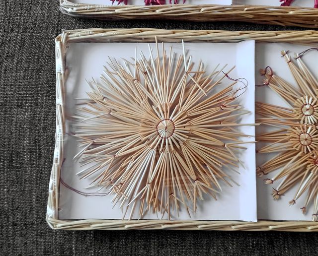 12 Stelle di paglia per albero di Natale IKEA (NUOVO)