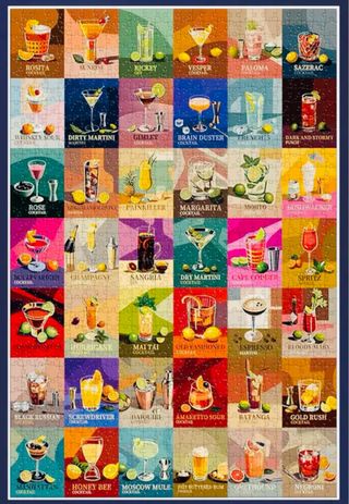 Puzzle 1000 Piezas Cócteles del Mundo