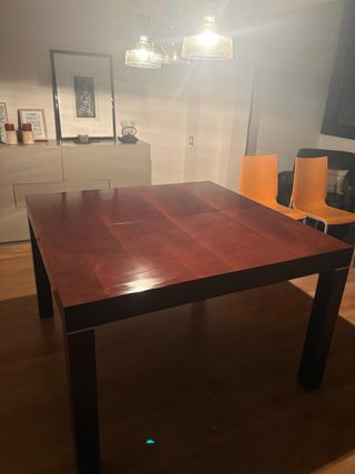 Mesa de comedor extensible madera