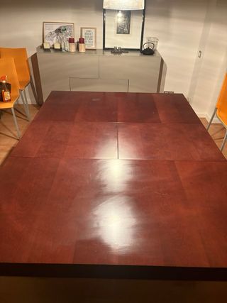 Mesa de comedor extensible madera