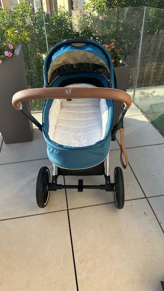 Cochecito Cybex Priam Platinum Azul