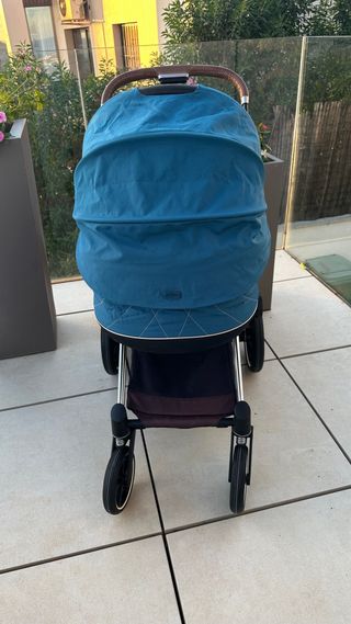 Cochecito Cybex Priam Platinum Azul