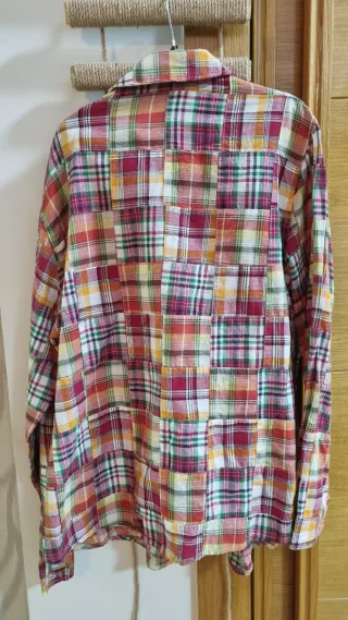 Camisa Springfield cuadros patchwork