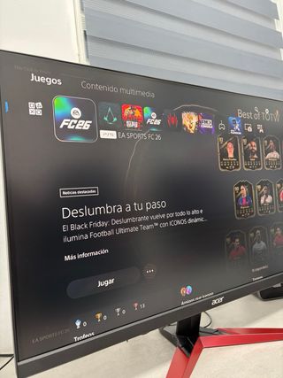 Monitor Gaming Acer Nitro 27 Negro/Rojo