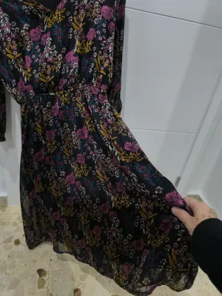 Vestido fiesta Cache Cache floral S