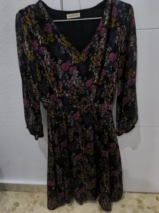 Vestido fiesta Cache Cache floral S