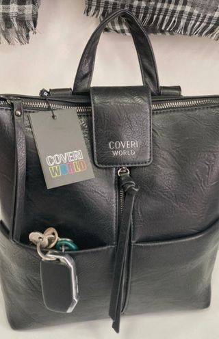 Zaino nero Coveri Collection