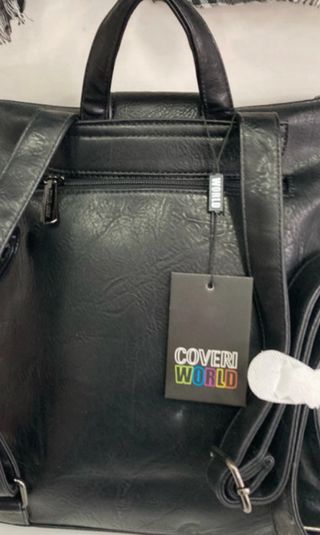 Zaino nero Coveri Collection