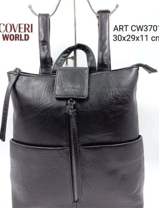 Zaino nero Coveri Collection