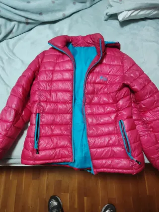 Cazadora rosa y azul Talla L