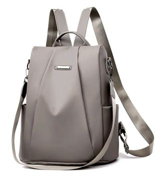 Mochila Antirrobo Nylon Gris