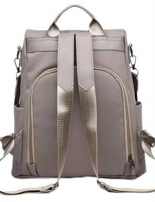 Mochila Antirrobo Nylon Gris