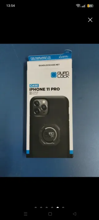 Funda iPhone 11 Pro- Quad lock moto