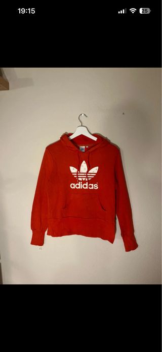 Sudadera Adidas Roja Talla M