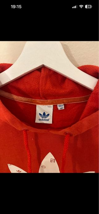 Sudadera Adidas Roja Talla M