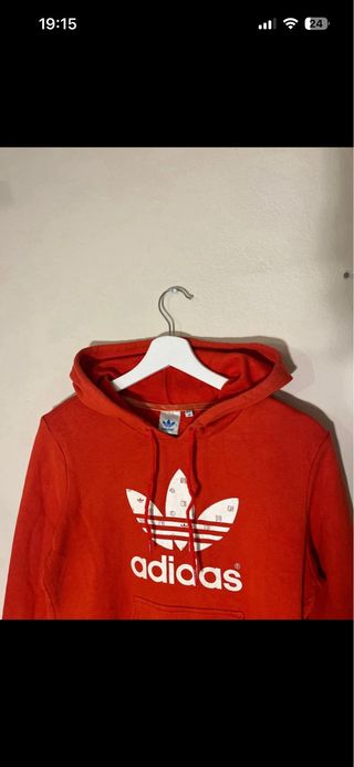 Sudadera Adidas Roja Talla M