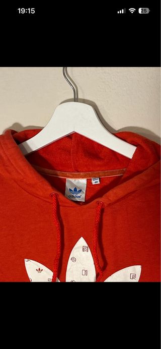 Sudadera Adidas Roja Talla M