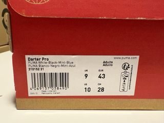 Zapatillas Puma Darter Pro Blancas y Azules