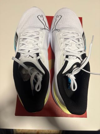 Zapatillas Puma Darter Pro Blancas y Azules