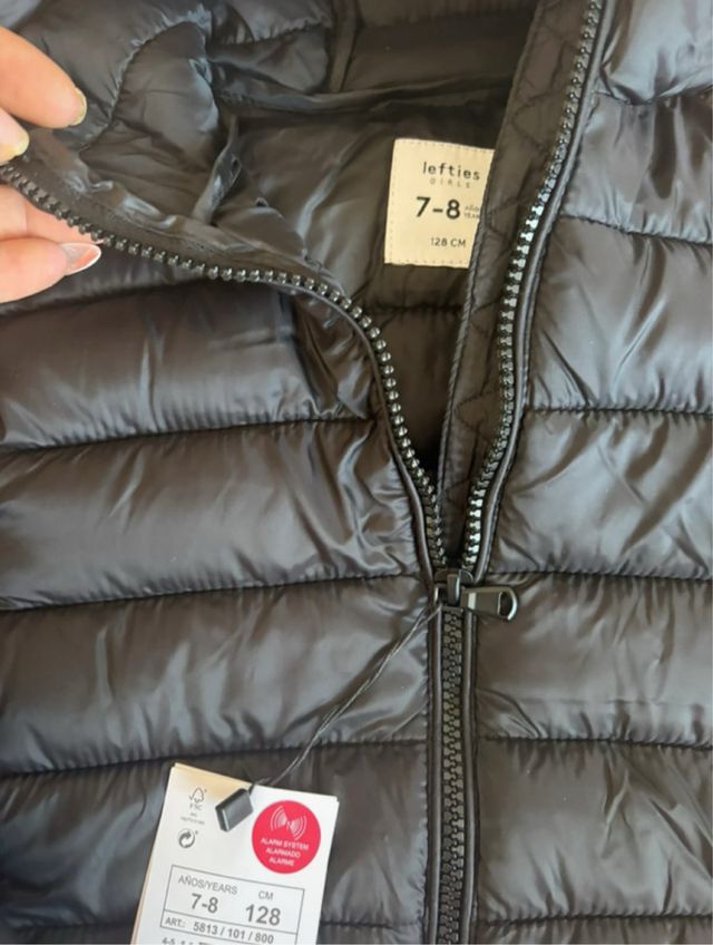 Abrigo acolchado niña talla 128