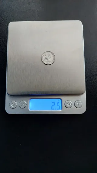 50 céntimos Variante 1892/89 (*9-*2) PGM sobre MPM