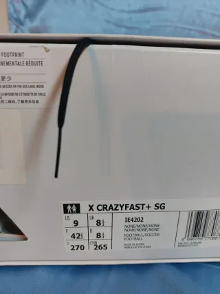 Adidas X Crazyfast + SG Scarpe Calcio