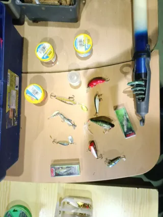 Utensilios de pesca.