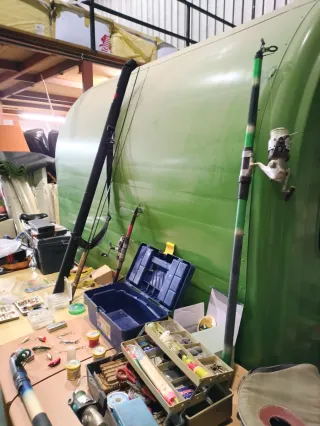 Utensilios de pesca.