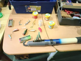 Utensilios de pesca.