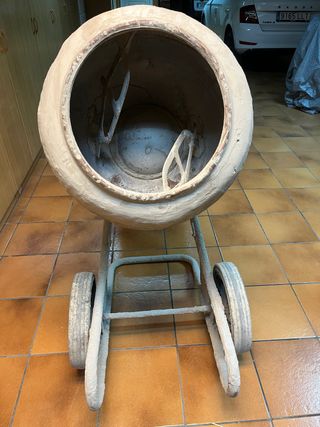 hormigonera de un carro