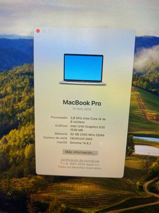 MacBook Pro 13 2018 Intel Core i7 Plata